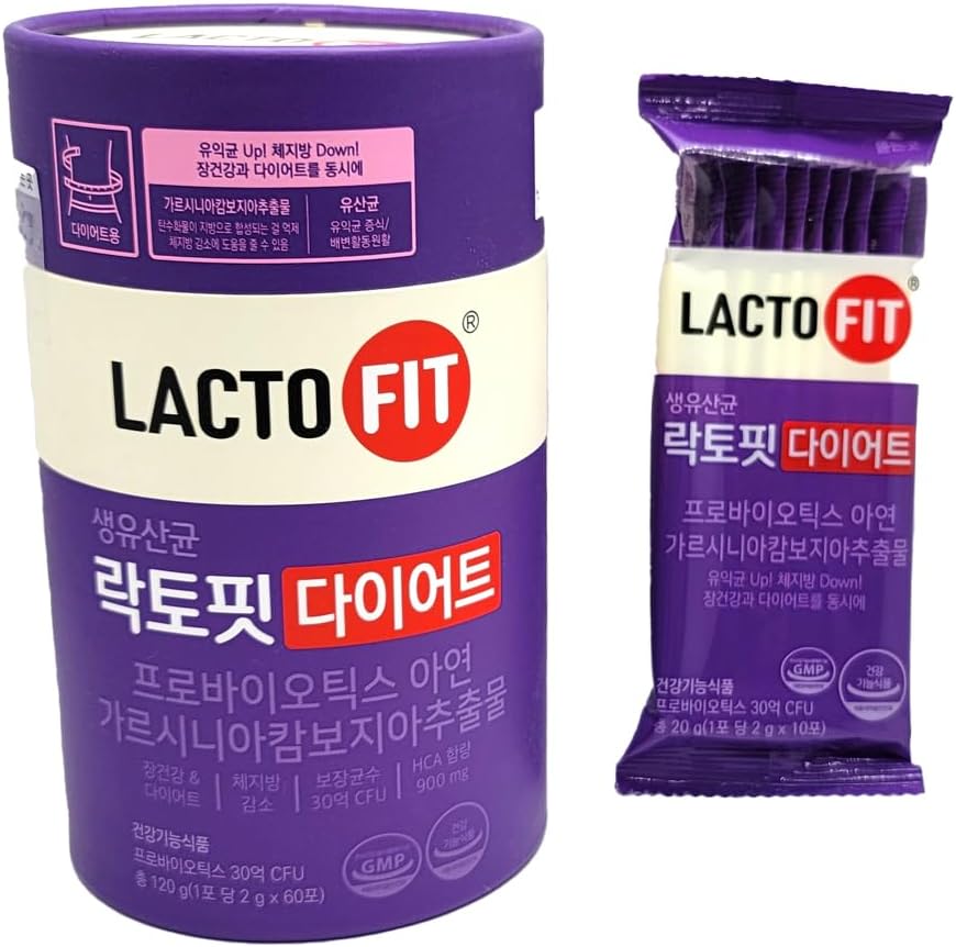 โปรไบโอติก แลคโตฟิต ไดเอท 2g x 60 ซอง สารสกัดจากการ์ซิเนีย แคมโบเจีย