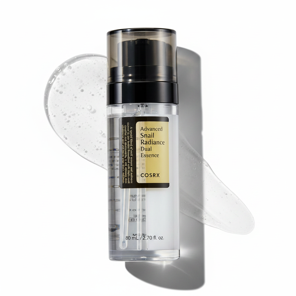 COSRX Niacinamide 5% + Snail Mucin 74% Dual Essence (2.70 Fl.Oz/ 80ml)