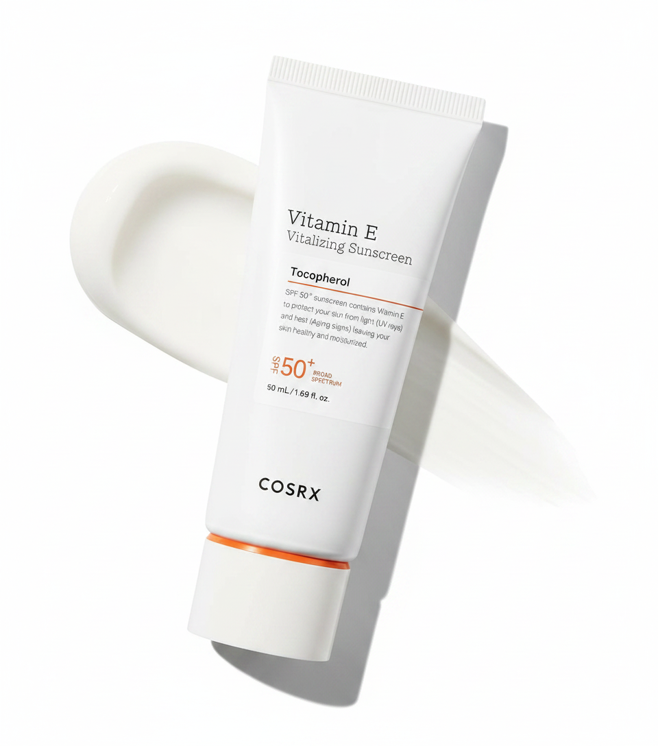 COSRX Vitamin E Vitalizing Face Sunscreen SPF 50(1.69 fl oz)