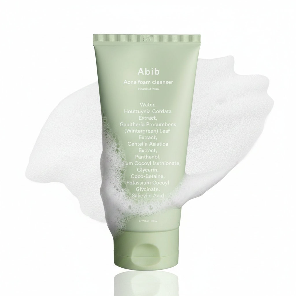 Abib Acne Foam Cleanser Heartleaf Foam (5.07 Fl.Oz /150ml)