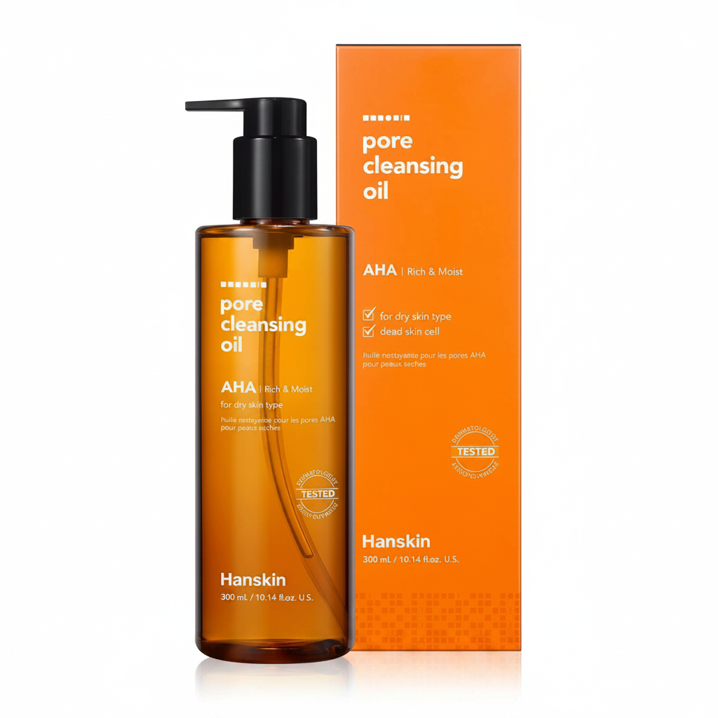 Hanskin AHA Pore Cleansing Oil (10.14 Fl.Oz/300ml)