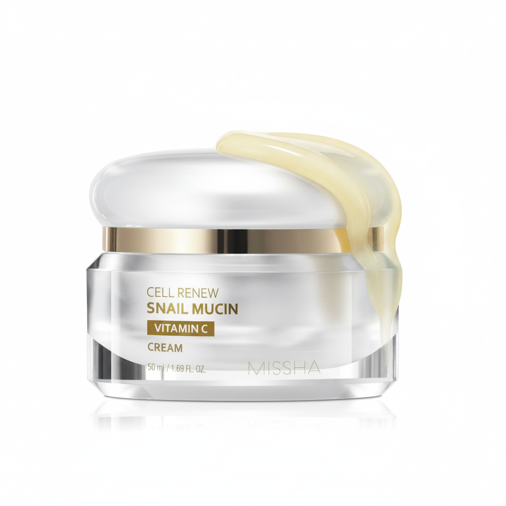 MISSHA เซลล์รีนิว สเนลมิวซิน วิตามินซี ครีม (1.69 Fl.Oz/ 50ml)