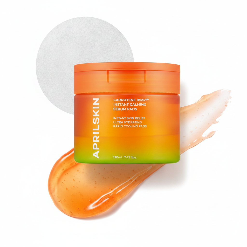 APRILSKIN Carrotene IPMP™ 인스턴트 카밍 세럼 토너 패드 80개