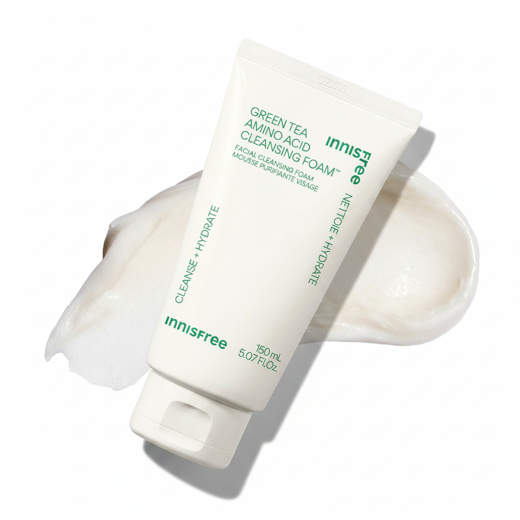 innisfree โฟมล้างหน้าชาเขียวอะมิโนแอซิด (5.07 Fl.Oz /150ml)