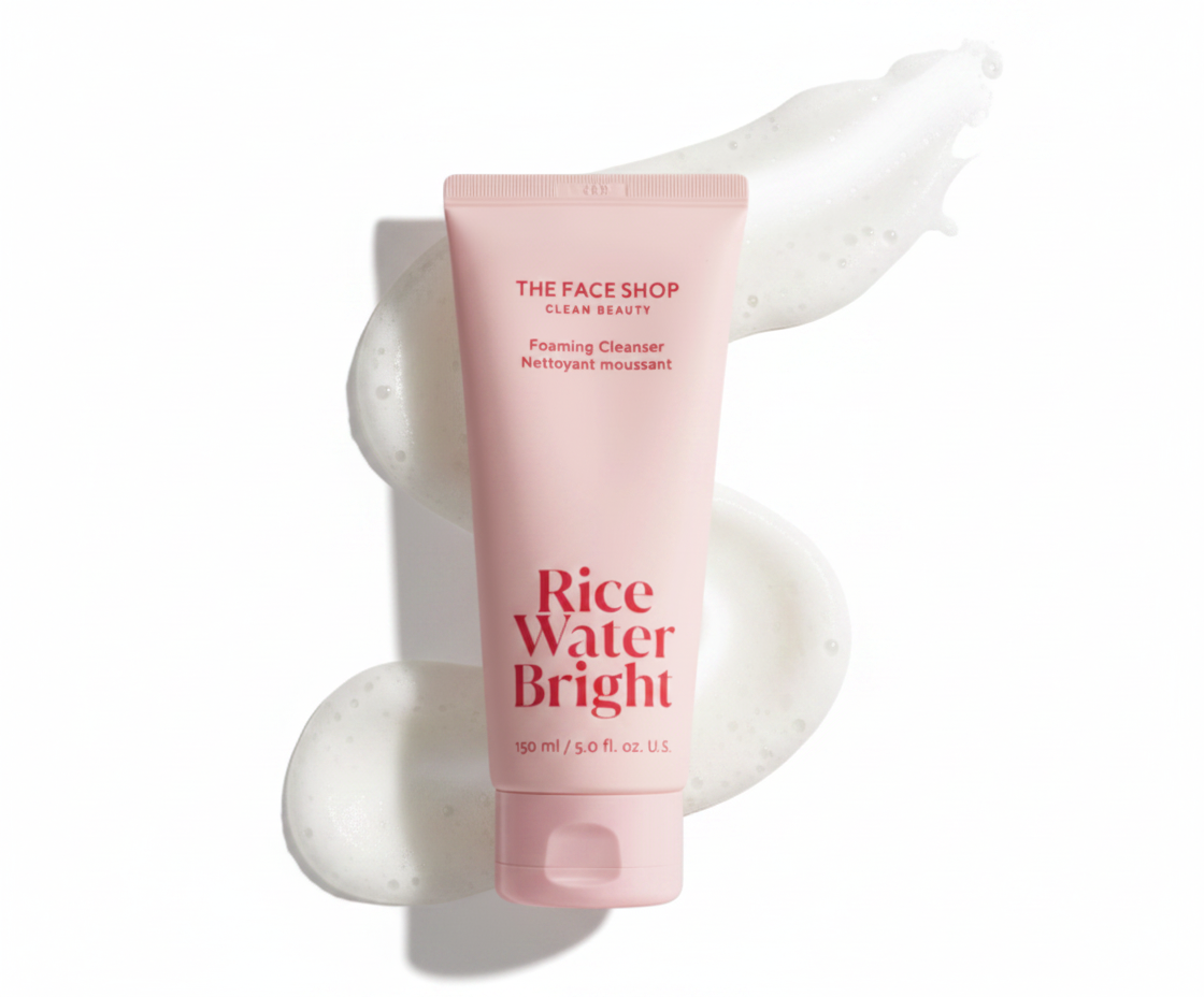 더페이스샵 쌀물 광채 포밍 페이셜 클렌저 세라마이드 (5.0 Fl.Oz /150ml)