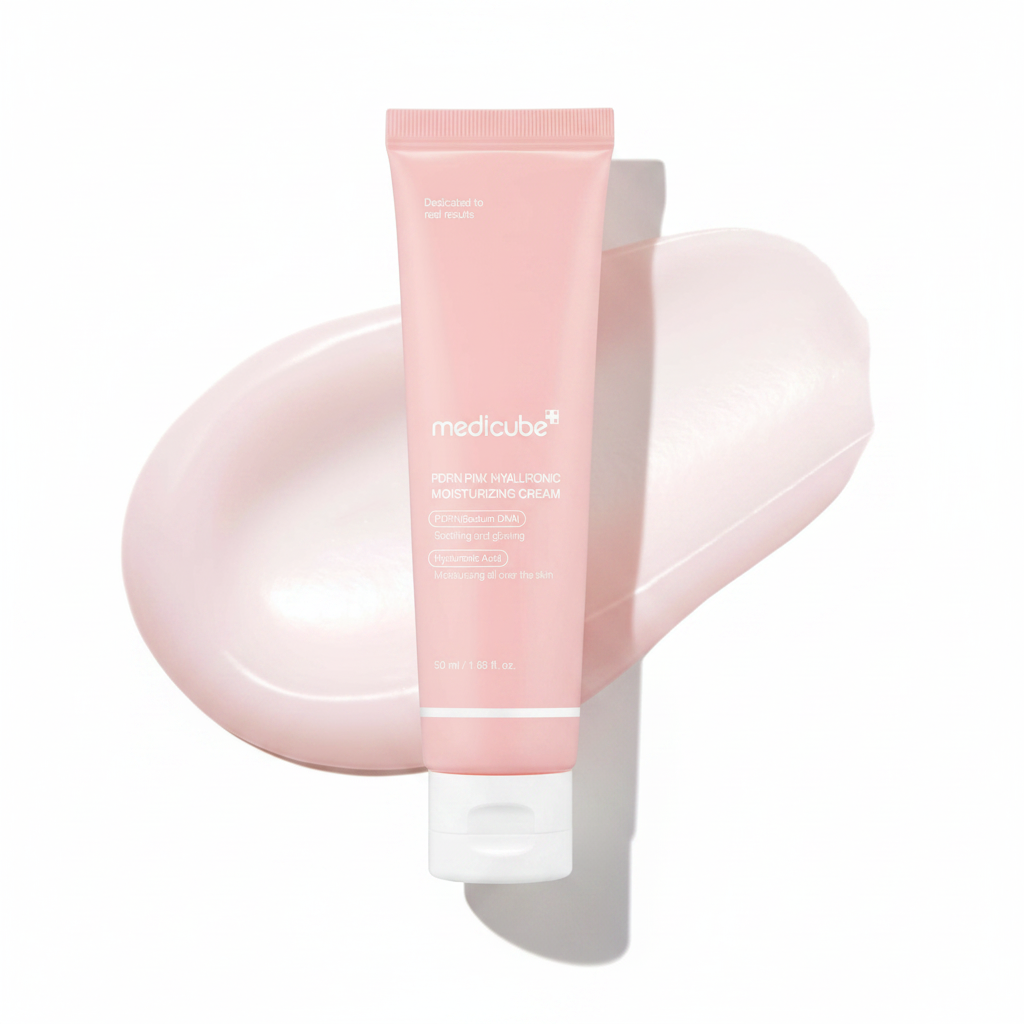 medicube Salmon DNA PDRN ครีมมอยส์เจอไรเซอร์ไฮยาลูโรนิกสีชมพู 50ml / 1.69 fl.oz.
