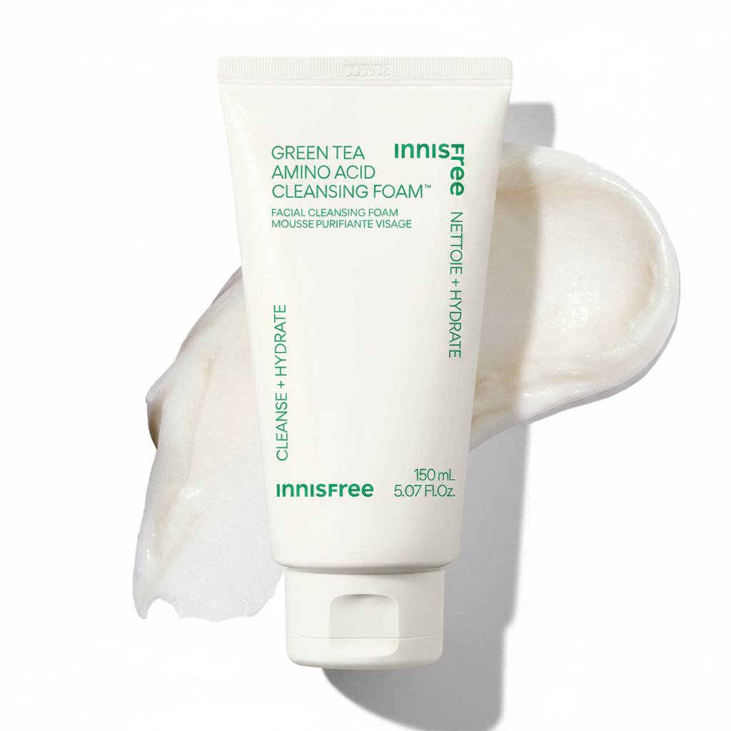 innisfree Green Tea Amino Acid Cleansing Foam