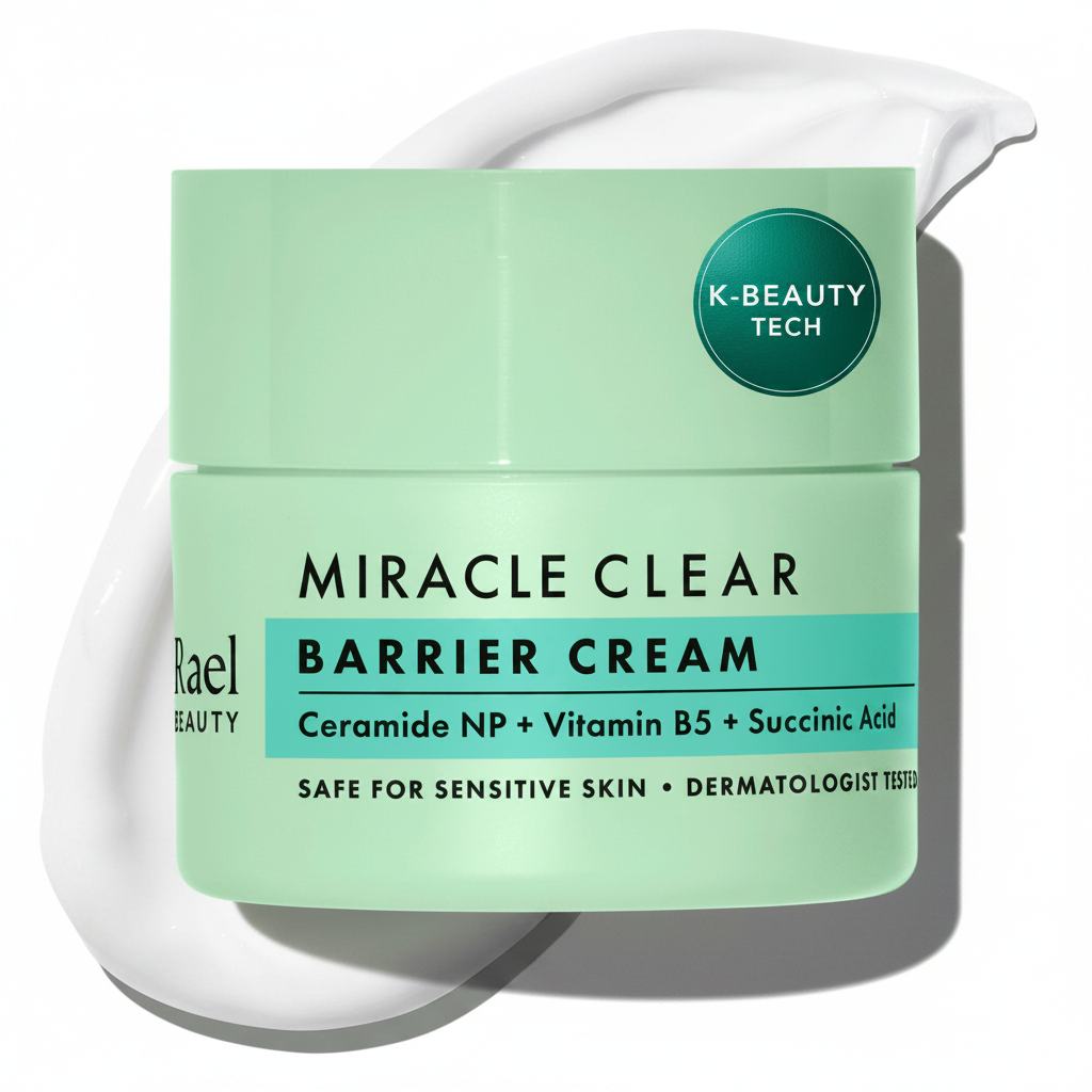 Rael Face Moisturizer, Miracle Clear Barrier Cream (1.8 oz)