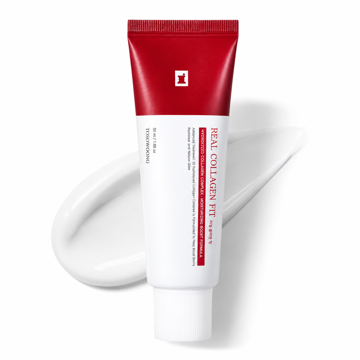 TOSOWOONG Real Collagen Fit, มาส์กห่อหุ้มคอลลาเจนไฮโดรไลซ์, 50ml, 1.69 fl. oz.