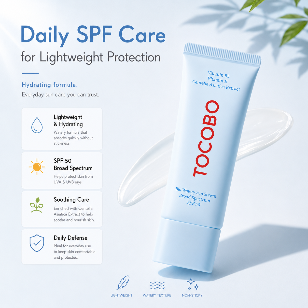 Tocobo Bio Watery Sunscreen SPF 50