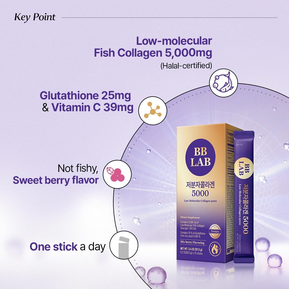 BB LAB 저분자 콜라겐 5000 (6.5g x 15 스틱)
