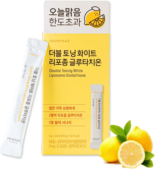 Double Toning White Liposome Glutathione Korean Beauty Supplement