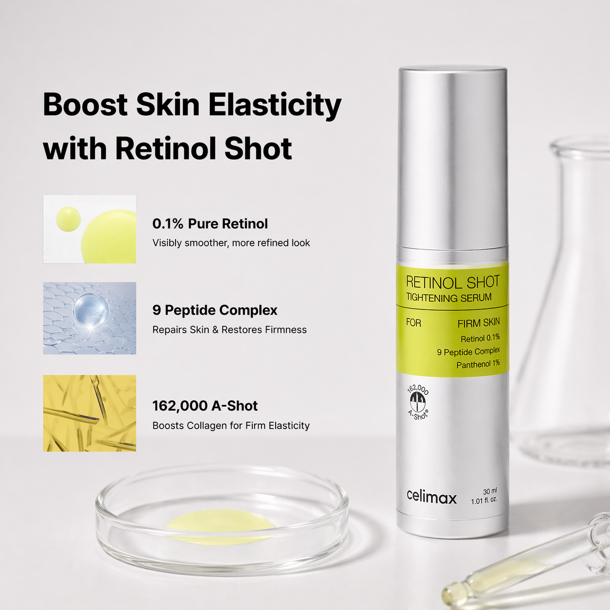 celimax The Vita A Retinol Shot Tightening Serum 30ml