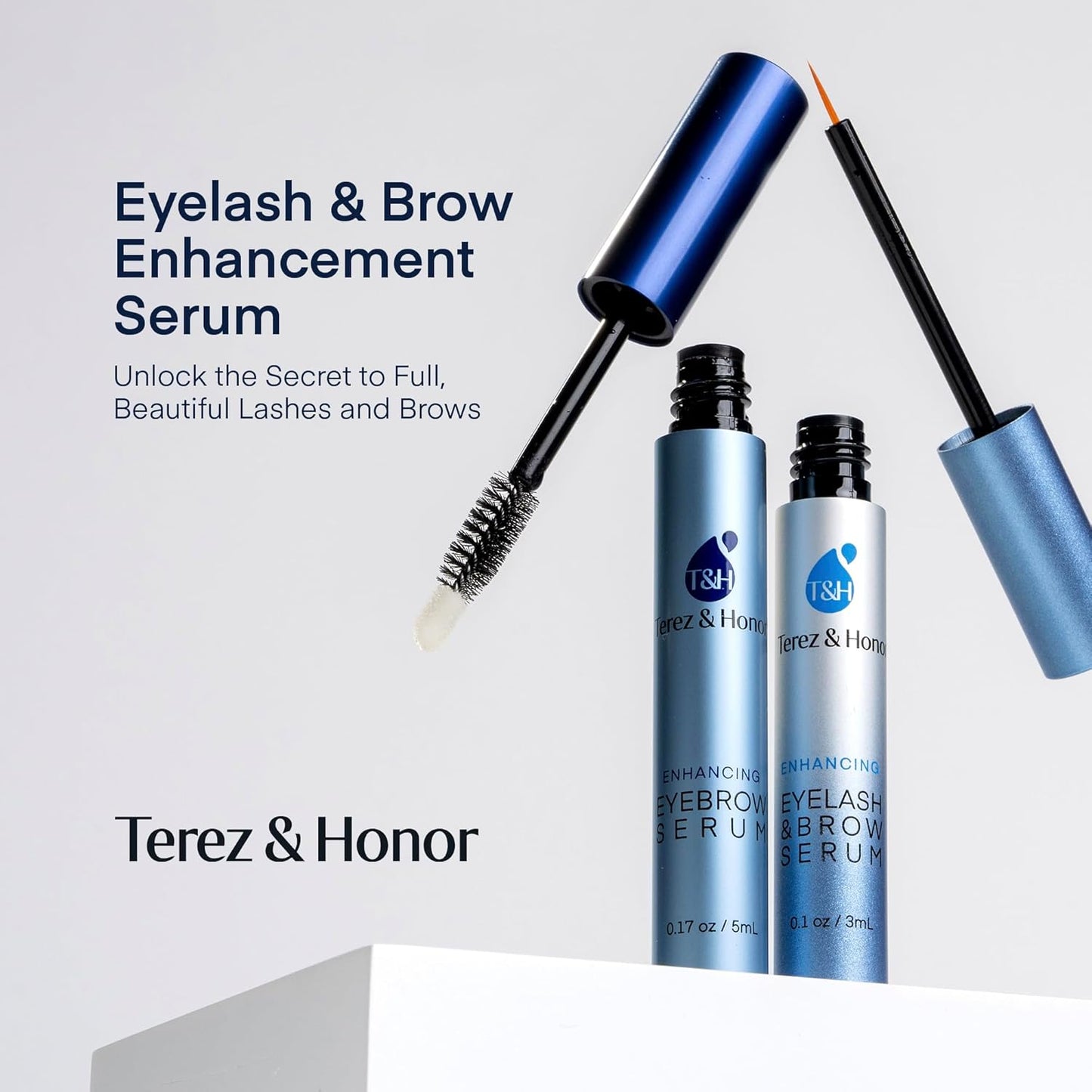 ชุดเซรั่มเร่งการเจริญเติบโตของขนตาและขนคิ้ว Terez & Honor Advanced Enhancing