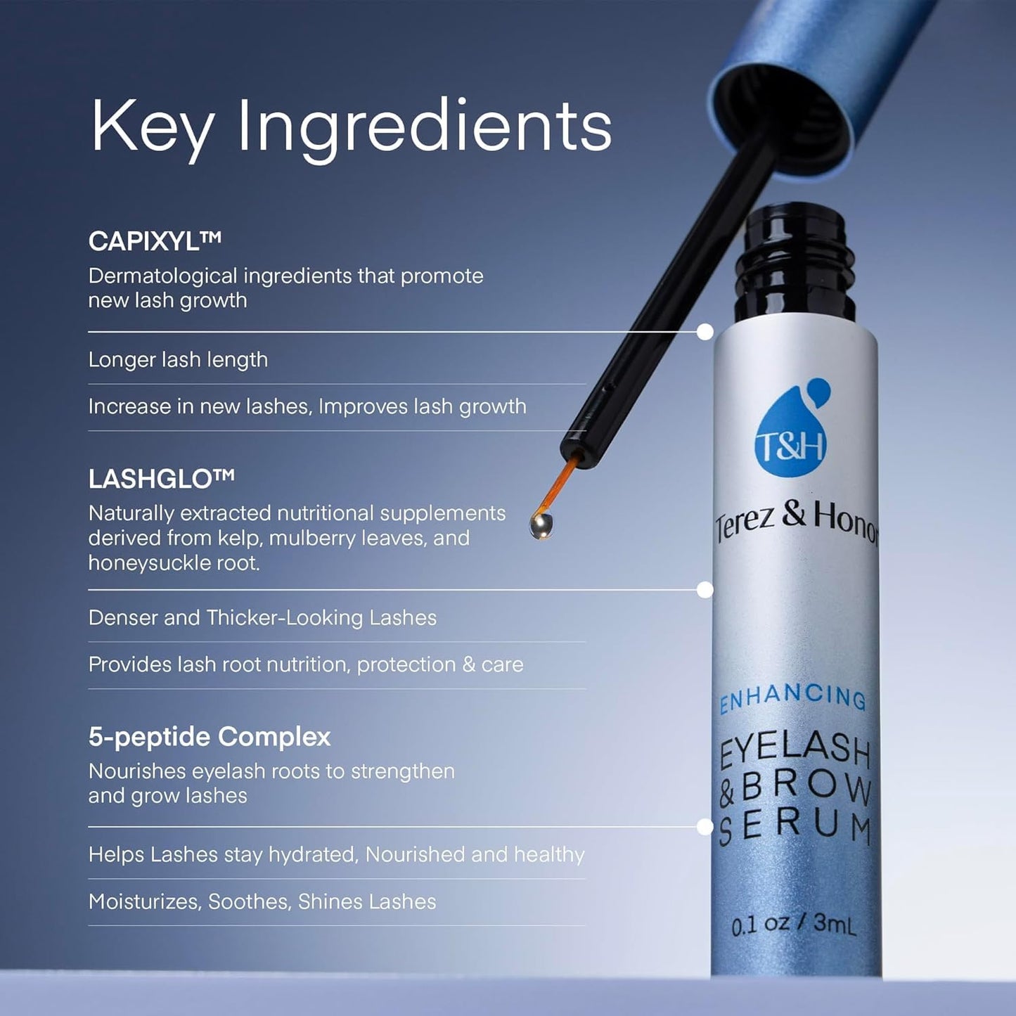 Terez & Honor Enhancing Eyelash & Brow Serum