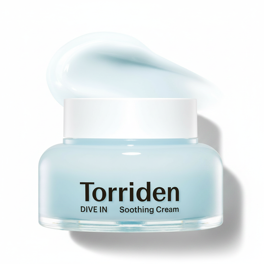 Torriden DIVE IN 히알루론산 수딩 크림 튜브 타입 (3.38 Fl.Oz/ 100ml)