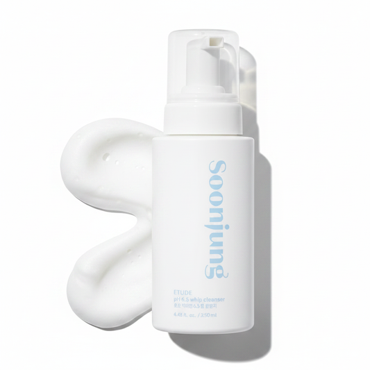 ETUDE SoonJung pH 6.5 휘핑 클렌저 (8.45 Fl Oz)