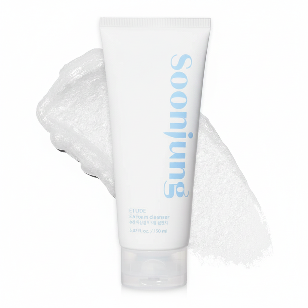 ETUDE SoonJung 5.5 Foam Cleanser (5.07 Fl.Oz /150ml)