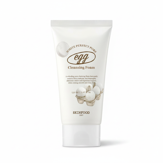 SKINFOOD 에그 퍼펙트 포어 클렌징 폼 (5.07 Fl.Oz /150ml)