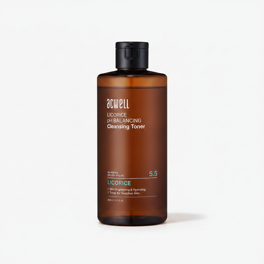 ACWELL 감초 pH 균형 한국 토너 클렌징용 (10.1 Fl.Oz/300ml)