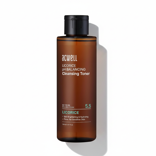 ACWELL 감초 pH 균형 한국 토너 클렌징용 (5.07 Fl.Oz /150ml)