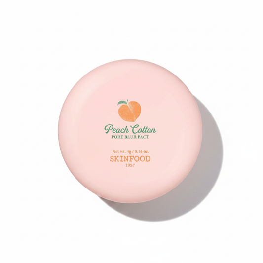 SKINFOOD Peach Cotton Pore Blur Pact (4g/0.14 oz.)
