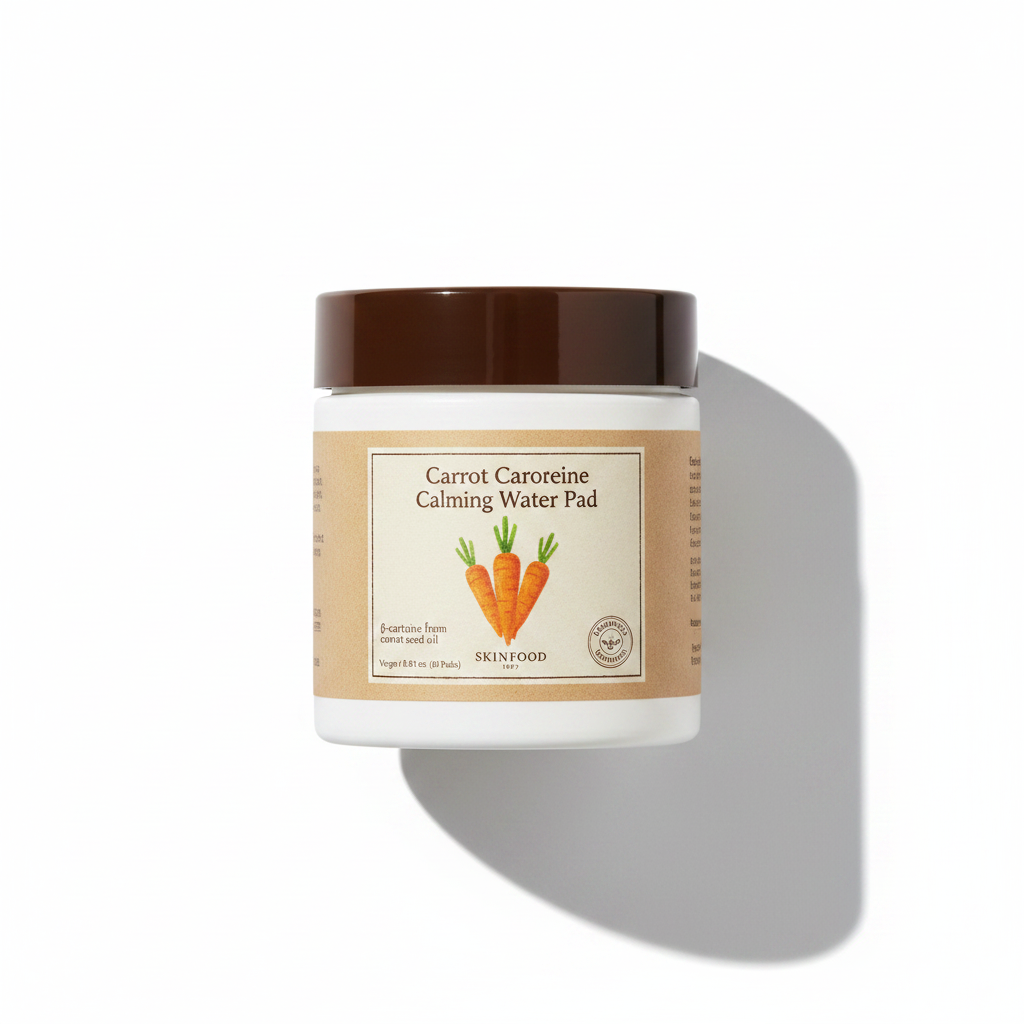 SKINFOOD Carrot Carotene Calming Water Pad 250g (8.81 oz.) 60 Sheets