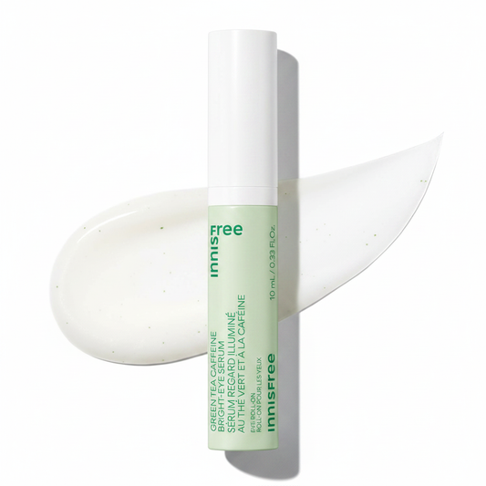 innisfree 그린티 카페인 부풀림 완화 아이 세럼 with Niacinamide (0.33 Fl.Oz/10ml)