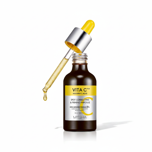 MISSHA VITA C Plus 스팟 교정 및 탄력 세럼 앰플 (1.01 Fl.Oz/ 30ml)