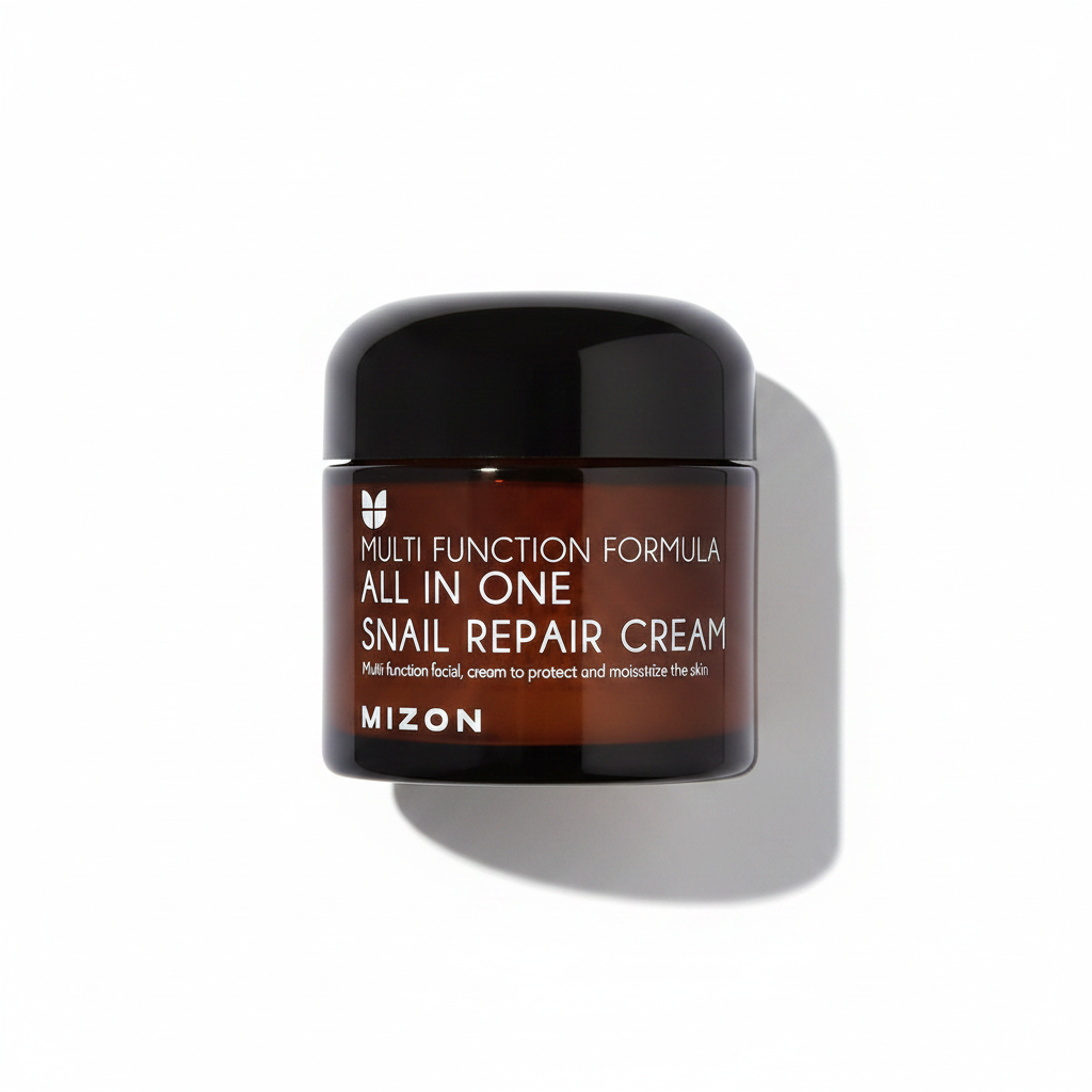 MIZON Kumpletong Set ng Korean Skincare Allin1 Snail Repair Cream Snail Repair Intensive Ampoule Snail Repairing Foam Cleanser at Snail Repair Eye Cream