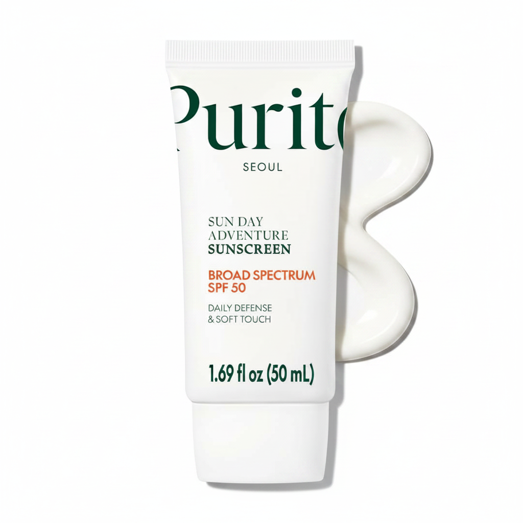 PURITO Korean Sunscreen SPF 50 (1.69 Fl.Oz/ 50ml)