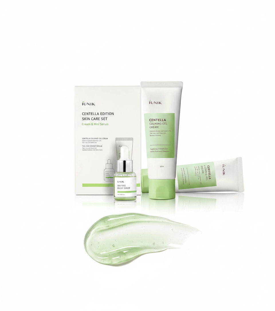 ชุดดูแลผิว IUNIK Centella Edition (ครีม 2.02 fl.oz. & เซรั่มขนาดเล็ก 0.51 fl.oz.)