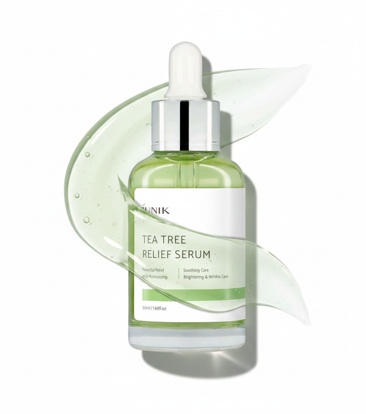 IUNIK 티트리 릴리프 비건 세럼 (여드름 피부용) 1.7 Fl Oz
