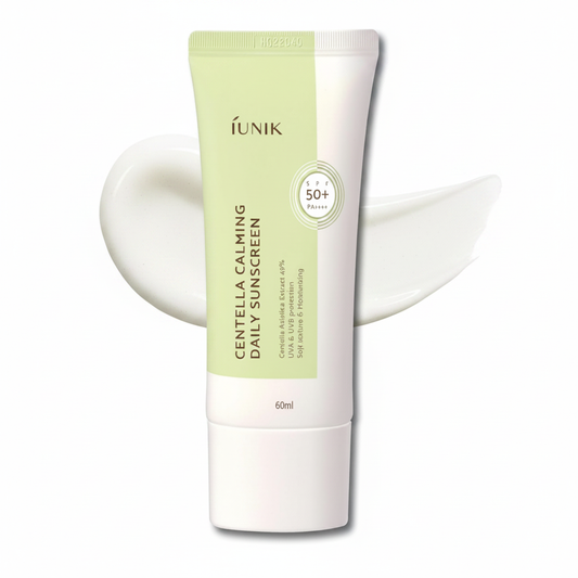 IUNIK 센텔라 진정 보습 데일리 선크림 SPF 50+ PA++++ (2.03 Fl.Oz/ 60ml)
