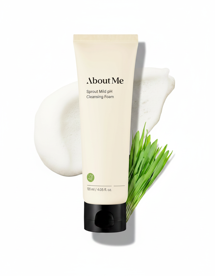 ABOUT ME Sprout Mild pH Cleansing Foam (4.05 Fl.Oz/120ml)