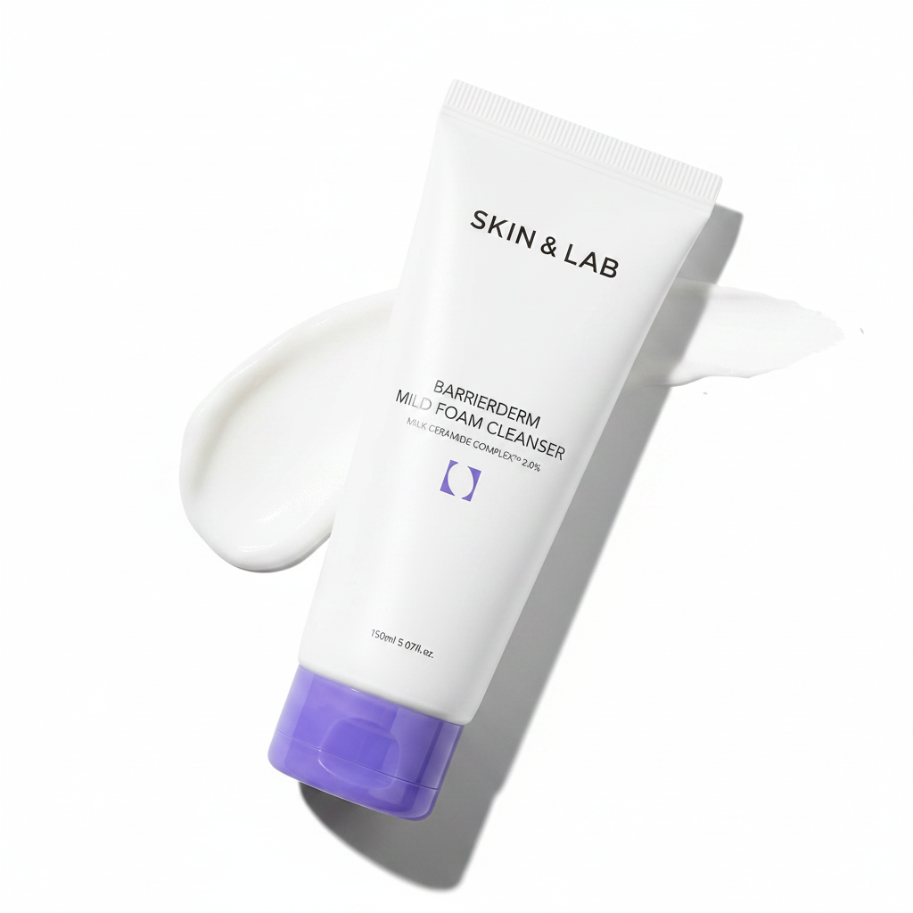 [SKIN&LAB] Barrierderm Mild Foam Cleanser (5.07 Fl.Oz /150ml)