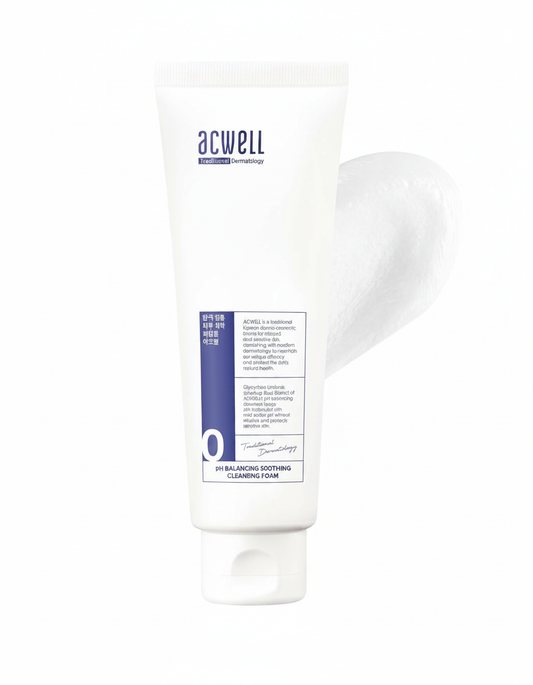 ACWELL pH 밸런싱 진정 각질 제거 클렌징 폼 5.1 Fl.Oz