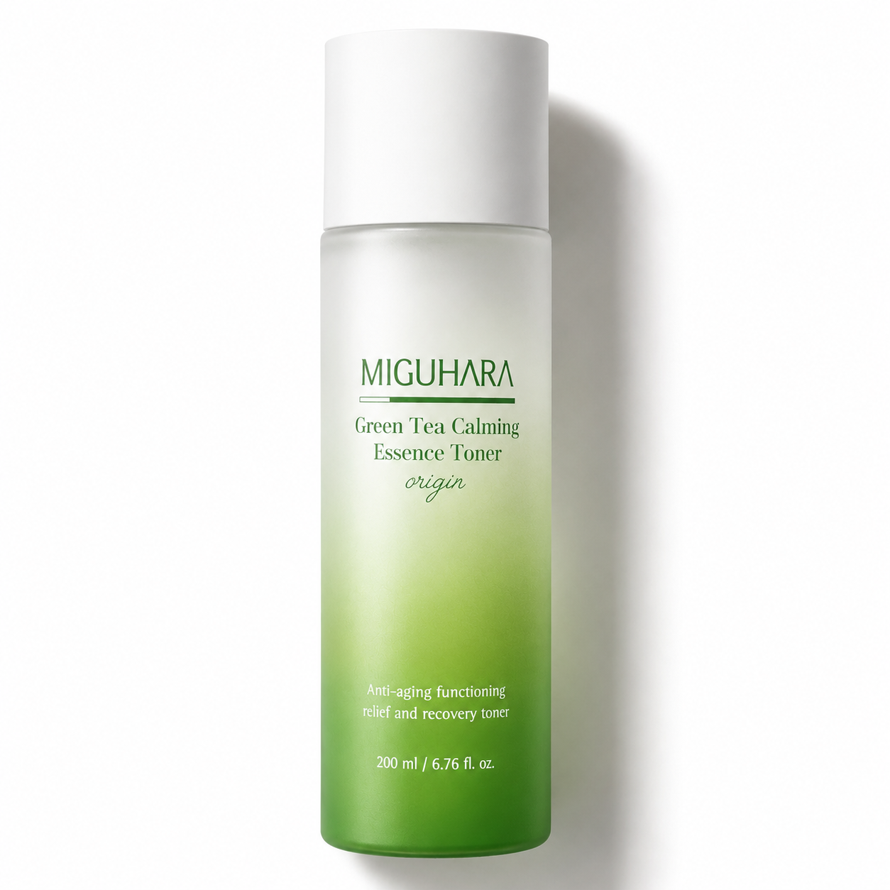 MIGUHARA Green Tea Calming Essence Toner Origin (6.76 Fl.Oz /200ml)