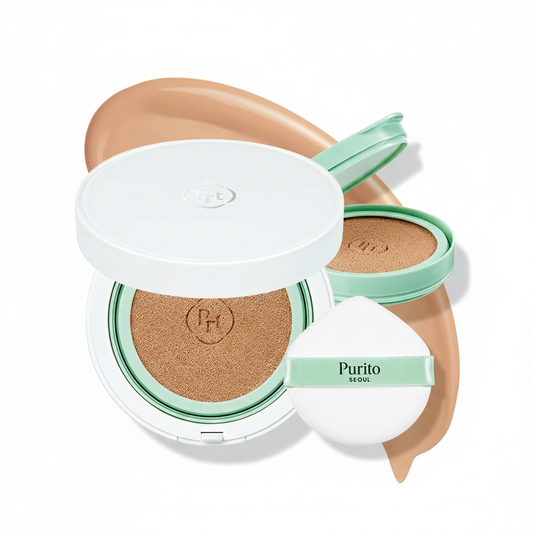 PURITO SEOUL 원더 릴리프 센텔라 BB 쿠션 #23 내추럴 베이지 (15g, 0.52 fl.oz)