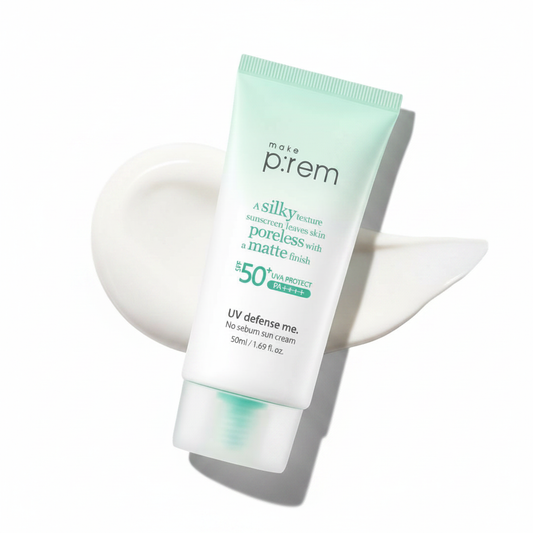 make p:rem UV 디펜스 미. 노 세범 선크림 (1.69 Fl.Oz/ 50ml)