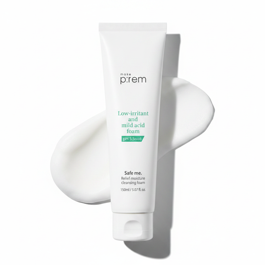 make p:rem Safe Me. 릴리프 모이스처 클렌징 폼 (5.07 Fl.Oz /150ml)