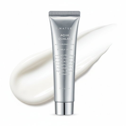S. Nature AQUA SQUALANE 보습 크림 (2.02 Fl.Oz/ 60ml)