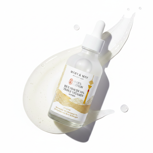 Mary&May SEOUL EDITION 쌀 나이아신 10% 트리플 비타민 세럼(2.7 fl.oz.)