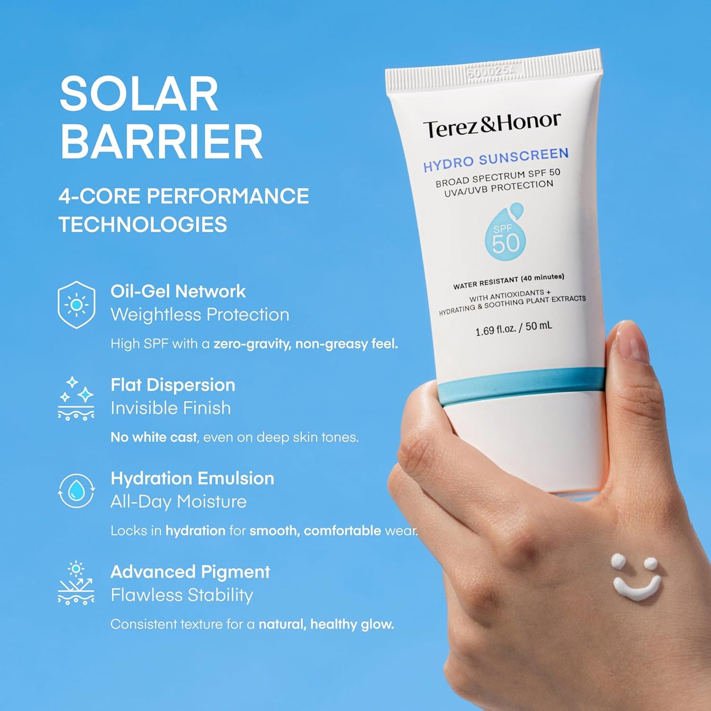 Terez & Honor ครีมกันแดดไฮโดร 1.69oz