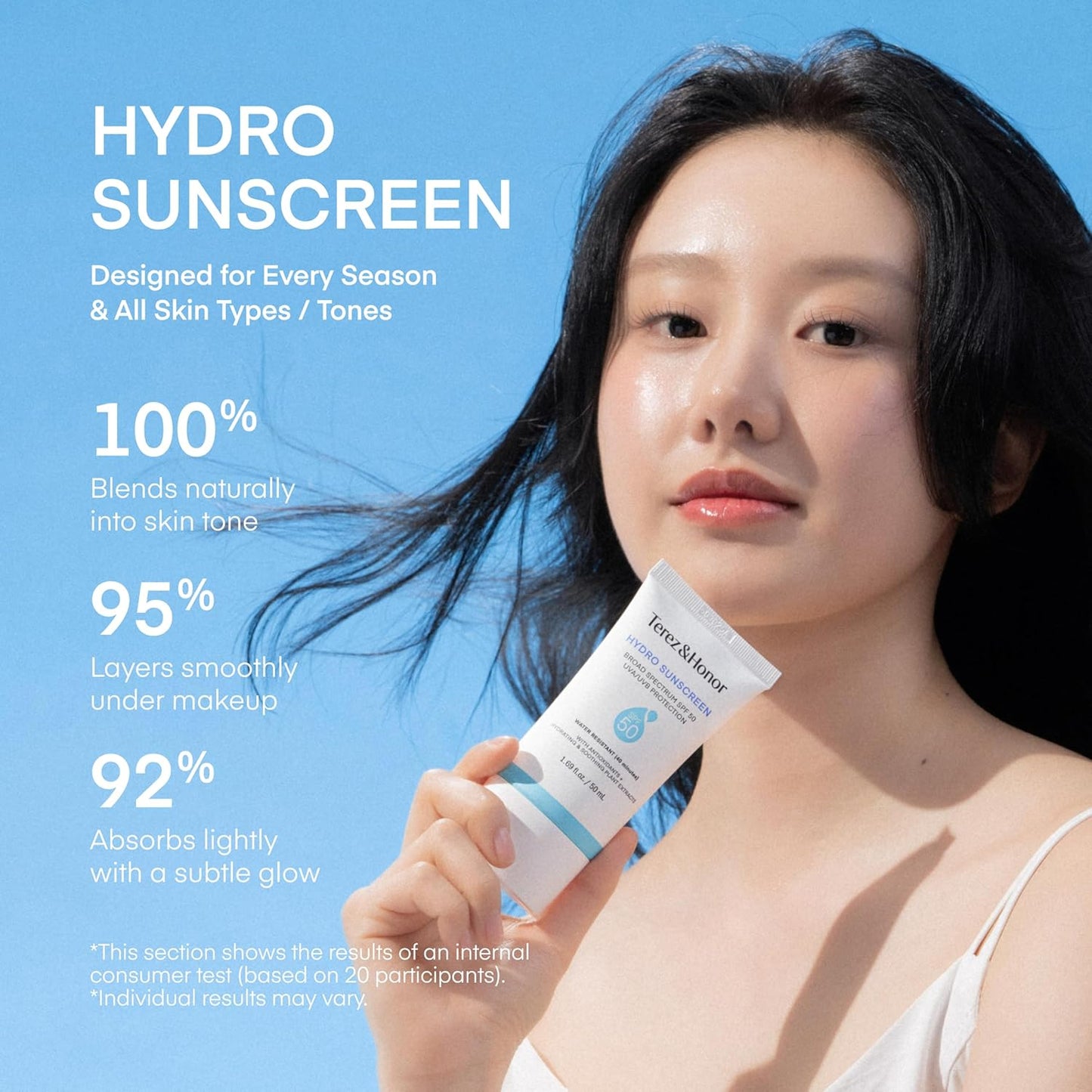 Terez & Honor ครีมกันแดดไฮโดร 1.69oz