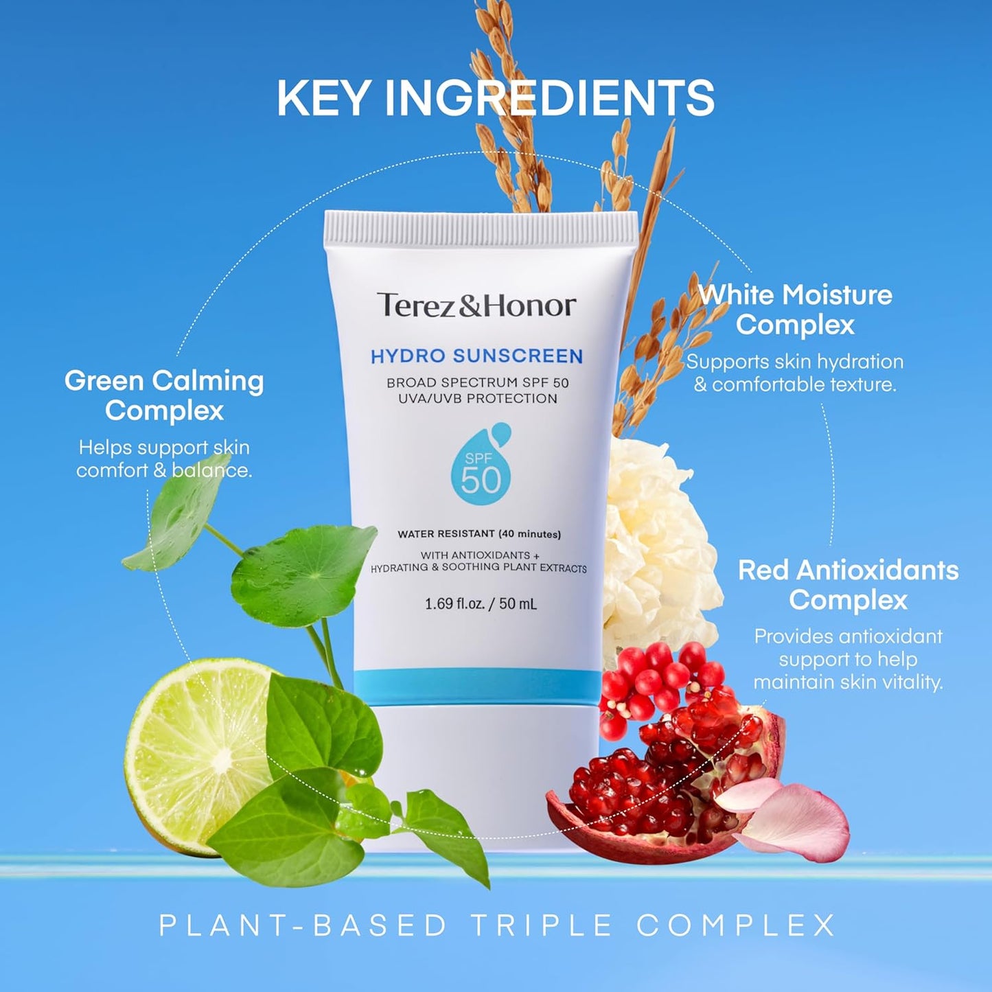 Terez & Honor ครีมกันแดดไฮโดร 1.69oz