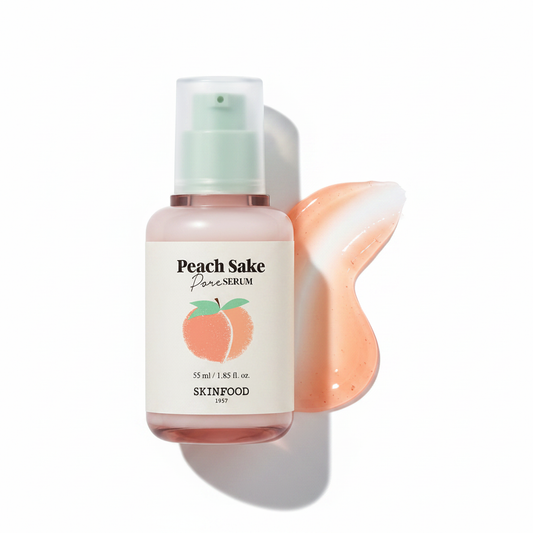 SKINFOOD 복숭아 사케 모공 세럼 (1.85 Fl.Oz/ 55ml)