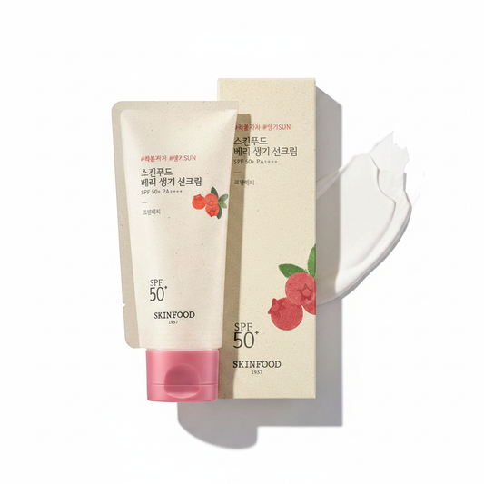 SKINFOOD 베리 글로잉 선크림, SPF 50+ PA++++, 1.69 fl oz (50 ml)