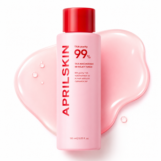 APRILSKIN TXA+Niacinamide 99 핑크 밀키 토너