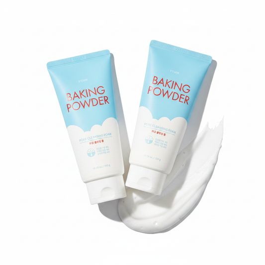 ETUDE 1+1 Baking Powder Pore Cleansing Foam SET 10.14 fl.oz*2(300ml*2)